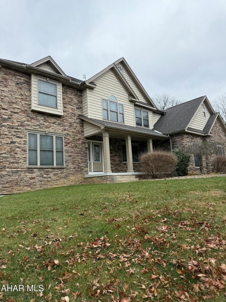 If you're looking for privacy, look no further! This stunning 4bedroom, 4 bath home sits on 7 acres. It boasts a beautiful kitchen with granite counter tops and walk-in pantry open to a lovely great room complete with a fireplace perfect for chilly winter nights. Upstairs is 4 bedrooms and 4 bathrooms. The master suite has an expansive walk-in closet and bathroom with soaking tub and a mini fridge to save steps in the middle of the night, just to name a few. The 3 other sizable bedrooms come with ample closet space, as well. The walk out basement offers loads of storage space ready to be finished with an already plumbed half bath. Central vac, 3 bay garage, Geothermal heating and cooling round out this exquisite home. Call today for your personal showing.