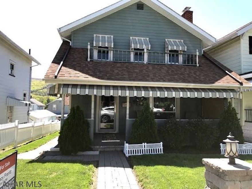 Immaculate, updated older home. Lots of charm, built in bookcases in living room by gas fireplace. Trey ceiling and french doors in dining room. Eat-in kitchen with cabinetry and stainless steel appliances. Quaint 4 season room, small deck for grill. Basement has utility area, lot of storage and is clean! This is a great house at a great price in a nice neighborhood with a very convenient location.