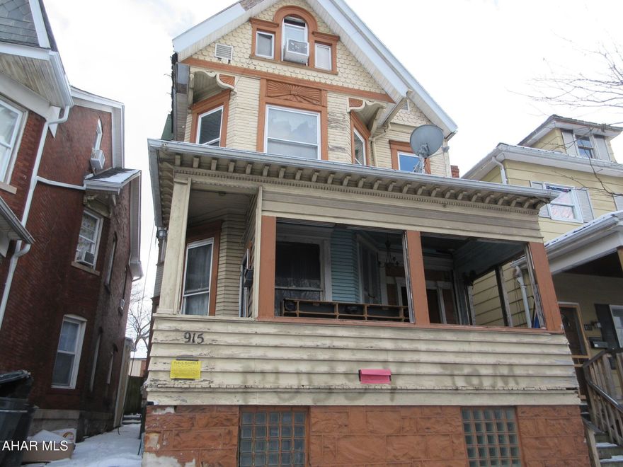 Altoona 2 story fixer upper perfect for investors or handypersons. AS-IS sale, seller will make no repairs.