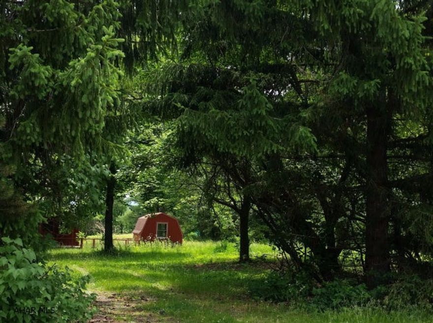 Approximately 1 acre with 2 cabins. Cabin 1 has electric, bathroom, full basement with wood stove. Cabin 2 has electric. Close to Raystown Lake, fishing, hunting, etc. Would make a great camp!