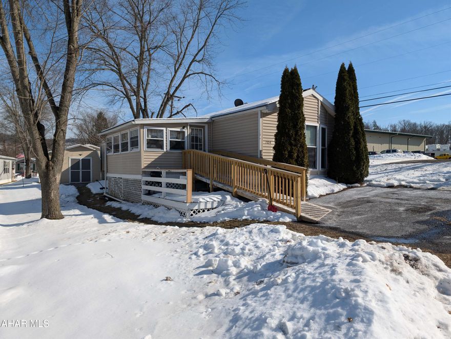 Welcome to comfortable and convenient living in Friendship Village, a welcoming 55+ community. This maintained single-wide home features 3 bedrooms and 2 full baths, along with a bright sunporch-perfect for enjoying your morning coffee or relaxing during peaceful sunsets. Residents can take an advantage of community amenties including miniture golf, fishing and swimming. The home is equipped wih central air and oil heat to keep you comfortable year round. Conveniently located just minutes from historic downtown Bedford, you'll enjoy both tranquility and easy access to shopping, dining and local attractions. Buyers will need to fill out an appication and be approved by Friendship Village.