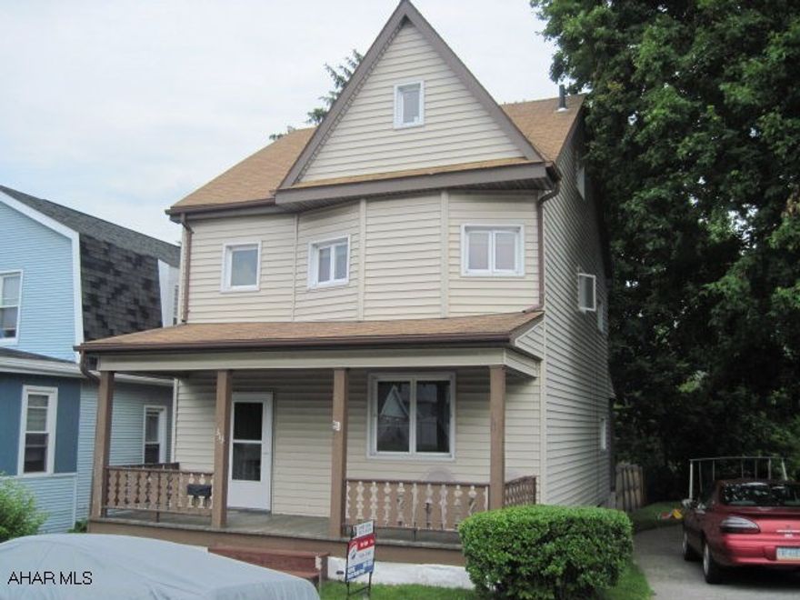 Seller will pay 4% of buyer's closing costs.  Everything was repainted, new carpet in Living Room, new flooring in kitchen & foyer, steel outside doors.  Sliding pocket doors between LR/DR.  Nice neighborhood, private fenced back yard, screened in porch.  3rd Floor finished with heat for 4th BR.