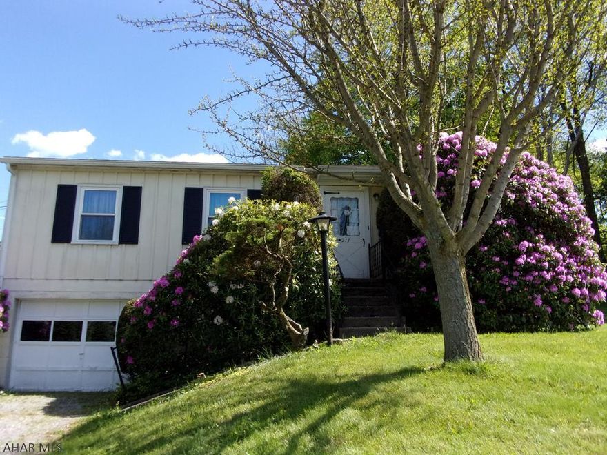 Nice one-story home on large lot neat the Altoona Campus. Home features 3 bedrooms, hardwood floors, eat-in kitchen, Central Air, and recreation and laundry in the basement.