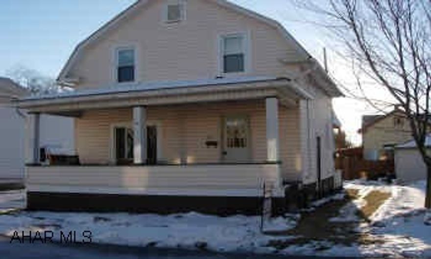 NEAT 2 BR FEATURES NEWER ROOF, WINDOWS, NEW MAPLE KITCHEN & LARGE BATH. ATTIC STORAGE. CORNER LOT WITH DETACHED GARAGE.