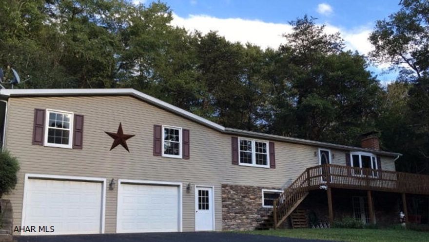 This well-maintained, raised ranch offers privacy and lots of space. In addition to having 4 bedrooms, there is a den, rec room/office space, and laundry/mud room. It has brand new windows, a new ceramic tile kitchen floor, and newer appliances. This home has a finished basement, and lots of storage in the garage, kitchen, and closets. Plus, there are two fireplaces for the winter and central air for the summer. This home has a lot to offer, so call today for a showing! Seller is a PA real estate licensee.