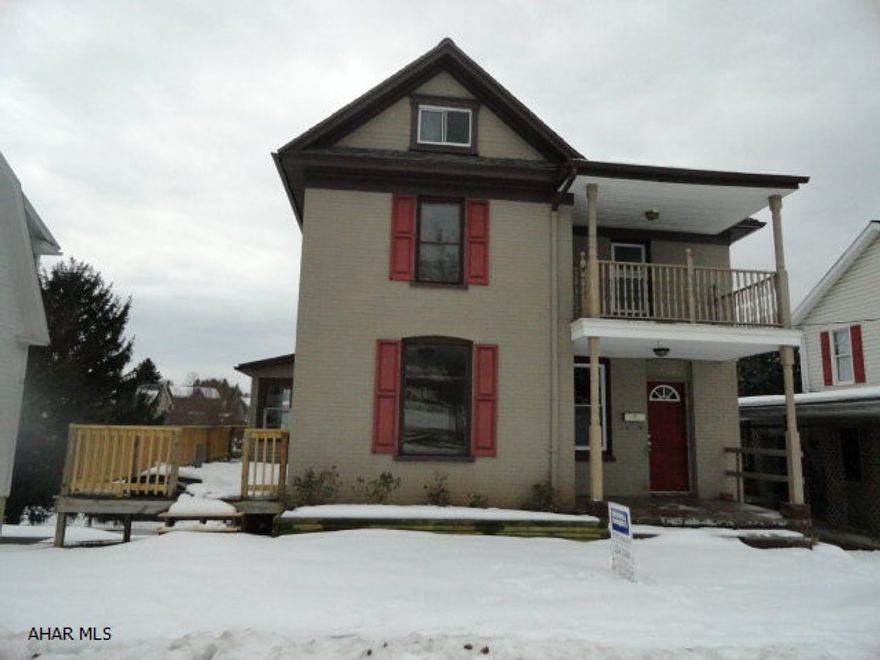 Updates include; doorway added between kitchen and dining room, new maple kitchen and new hardwood floors in kitchen and dining room, new tub and sink in second floor bath, finished third floor, new wiring throughout, new lighting fixtures, new railing on deck and new roof.  Must see inside! Nice home. Listing agent is related to seller. PLEASE DO NOT PARK IN THE NEIGHBOR'S REAR YARD BY GARAGE!!