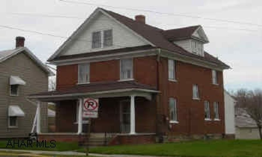 Large brick home, good condition, 3rd floor has 2BR's, 2 car garage and off street parking. Bath also in basement. Large brick home, good condition. Third Floor has 2 BR's. 2 car garage and off street parking. 1/2 bath in basement..