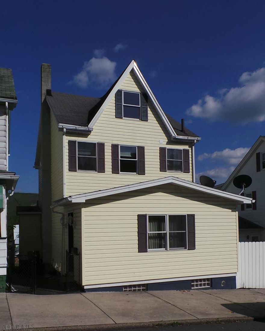 Large Living Room & Dining Room, lots of closets, good mechanics, central air, 1 car detached garage and carport.  Home warranty included.