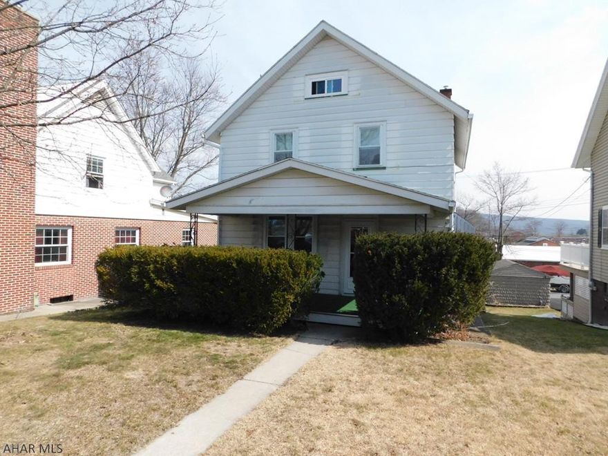 This 3 BR home offers a great location and good bones.  All new windows, maintenance free exterior, nice multi level deck, new water heater and a block garage.  Needs some fresh paint and flooring and WOW - what a difference it would make!