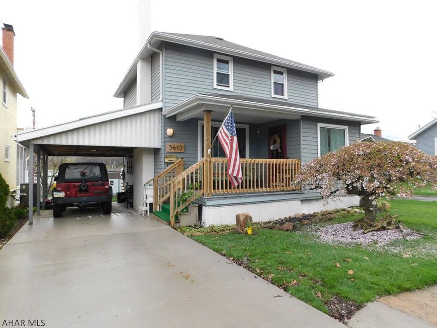 This 3 BR home has a beautiful new open concept kitchen hardwood floors & stainless steel appliances.  A great back deck to sit and enjoy on summer days as well as a fenced back yard.  There is the added benefit of a front access carport that can double as a covered patio during summer events.  Partially finished play area in the basement offers extra useful space. Nice mudroom as you come in the front door that would be good space to add a 1/2 bath.