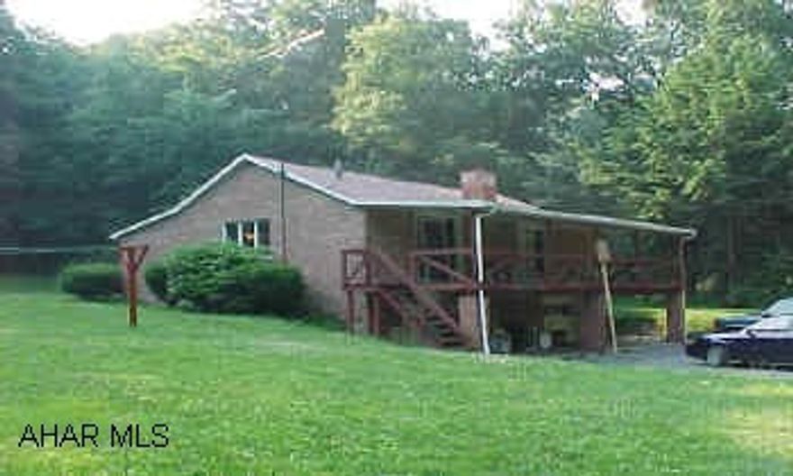 1 story, brick bungalow on 1.9 acres +/-.  Deed is restricted for resale price.  Deed restriction resulted from Bender Coal Co coal tipple dust some years ago. Bender was forced to buy property and subsequently resold with a clause that permitted them to buy at any time for $30,000 or with improvements to the appraised value. Bender does not currently operate the tipple but will not resind this language. They have no interest in buying the property unless there would be dust complaints.