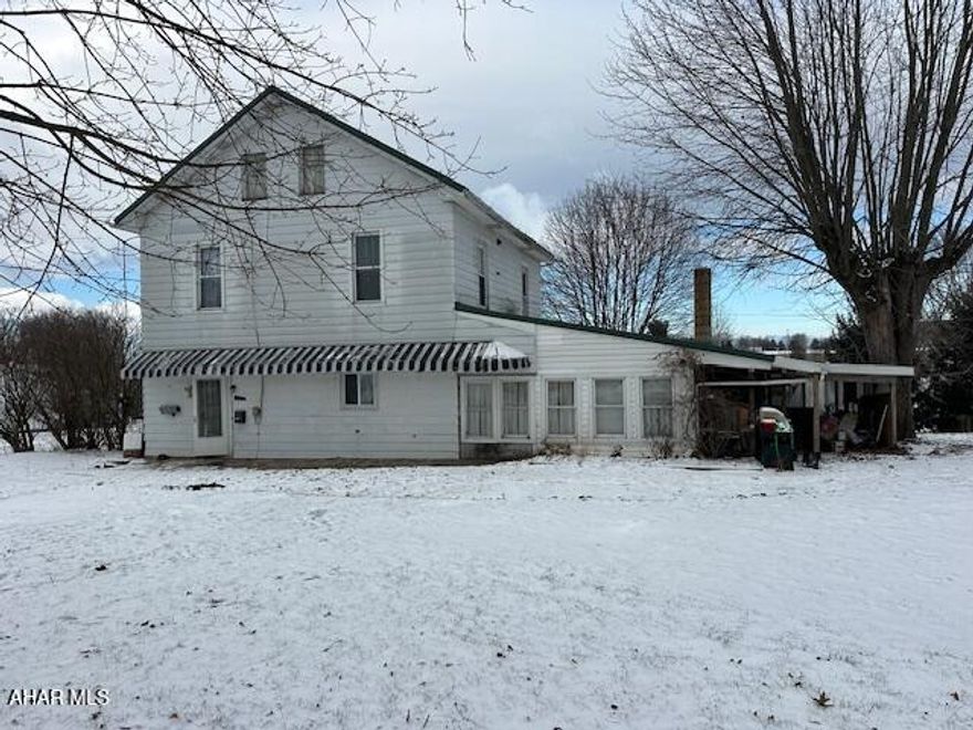 Great investment opportunity. This property includes a single family home that is currently rented for $1,300 per month tenant pays utilities and unit above the outbuilding that is currently rented for $600 per month owner pays electric, gas, trash, water/sewer. Current tenants are on lease that renews in May of 2026. There is a unit in the outbuilding that is currently being turned into a rental unit. This unit needs to be completed. The remainder of the building was in the past used as a meat market and has walk-in coolers still there. There are many possibilities. Schedule your appointment today and come and take a look.