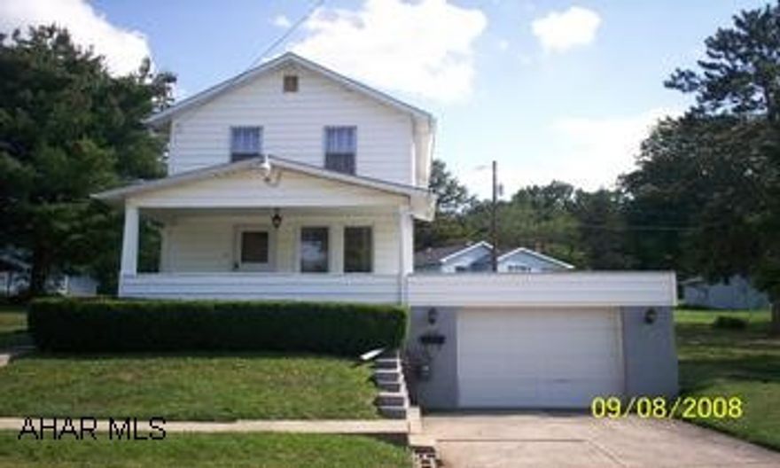 2 story , 2 bedroom, 1 bath, kit, FDR, F-DR, F-LR, full unfinished basement with 1 stall attached garage on 50x120 lot. Move in condition, new furnace, new central air, new hot water tank, fresh paint, newer replacement windows. Good mechanics.  Call Dan Laratonda.  "At Full Price Offer - Seller Will Pay $2,000  Back to Buyer.