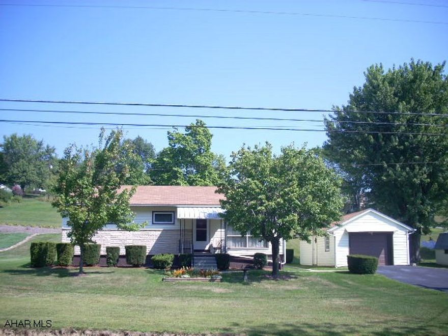 Cute Ranch home on large lot. Hardwood floors, eat-in kitchen. New handicap accessible bathroom.