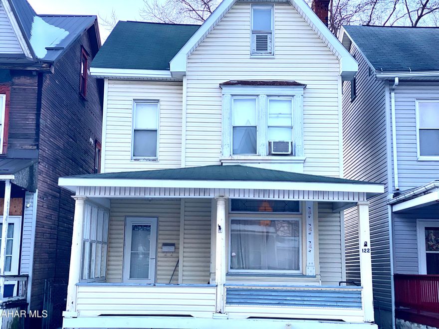 Investor Special or Value-Add Opportunity

Located at 122 5th Ave, this as-is property is priced aggressively, offering strong potential for investors, flippers, or buyers looking to renovate and build equity. The home features a functional layout and sits in a convenient Altoona location close to amenities, shopping, and major routes.

Property is being sold strictly AS IS. Seller will make no repairs. Any inspections are for buyer's informational purposes only. Cash or conventional buyers only. 

With comparable renovated homes commanding higher values, this is an excellent opportunity for the right buyer looking to capitalize on upside potential.

Schedule your showing today and bring your vision!

Additional photos to be added soon.

Agent related to seller.