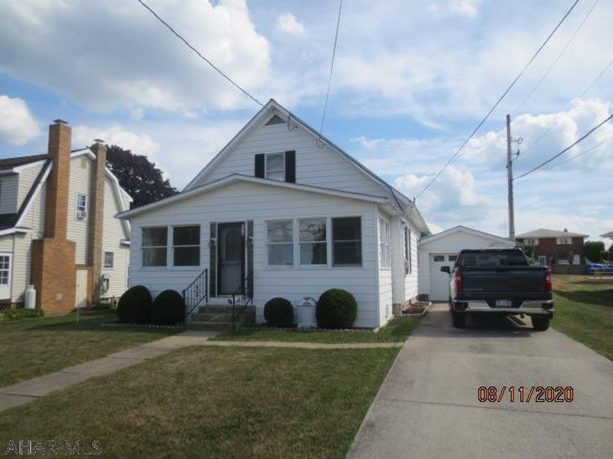 well built and maintained 4 bedroom home with some hardwood floors, plaster walls and 2 car single file garage