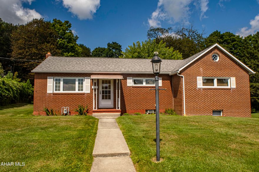 Meticulously maintained 3-4 bedroom ( 4th bedroom could be an office) brick ranch home located on a dead end street. Beautiful hardwood floors throughout. The family room features vaulted ceilings with exposed beams and a gas fireplace. The wrap-around deck overlooks the serene backyard. The two large bedrooms at the end of the hall feature a jack and jill bathroom. The family room in the partially finished basement is a great space for entertaining friends. New breaker panel, new garage door, Thermopane windows.