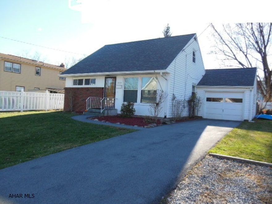 Reduced!  Comfortable Cape Cod by the Altoona Campus with 3BR, 2 baths on a quiet street with updated mechanics, insulated windows, C/A, HE natural gas furnace, 100 amp breakers and a one car attached garage with an auto door opener. The roof was done in 2005 so it will be good for quite some time. Nice screened-in back patio & nice yard that offers some privacy. Home Warranty included!  Larger than it looks, so look inside!!