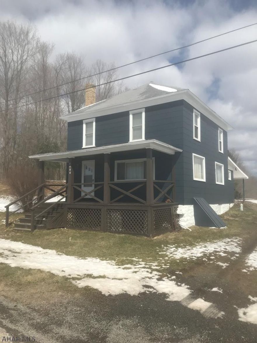 Nice country location for this two story home on 3.5 acres. 3 bedrooms, first floor remodeled bath. Formal dining room, laundry off kitchen. Oil fa heat and 100 amp breakers. Estate home.