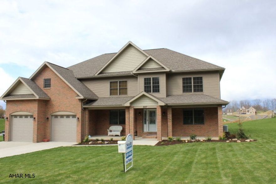 Lovely 4 yr. old custom built home in highly sought after Pleasant View Estates! Spacious & ENERGY EFFICIENT w/over 4000Sq.ft of living space just on the main 2 floors. PLUS a  huge finished walk-out lower level w/play room, family room, exercise room & full bath. Lovely eat-in kitchen w/ oversized island & granite countertops. Wonderful great room w/ open floor plan to the kitchen & back porch. Inviting living room w/beautiful stone fireplace. 5 bedrooms on the 2nd floor alone! Main level bedroom/office/playroom offers many choices for your use. Solid oak doors & trim throughout. Close to shopping & restaurants. Located on a large flat lot in a neighborhood with sidewalks & street lights, making this a great place to walk play !