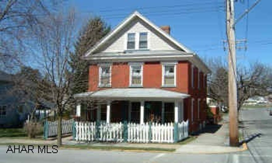 Great location.  Close to schools and downtown.  Move in condition. Many updates. 5 BR/1.5 BA Brick home on corner lot in boro.  3 car det garage.  Many updates including new bathrooms, new windows, C/Air, new wiring, new plumbing with new sewer line and new sump pump. Move in condition.  Laundry room on 1st floor.