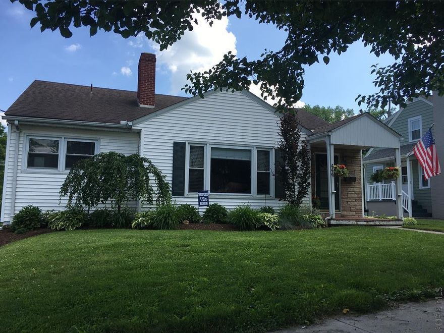 Come home to this beautiful well maintained ranch conveniently located in historic downtown Bedford walking distance from town and the schools.  Beautiful fenced in backyard with mature trees.  Sit on the back porch and enjoy the neighborhood.  The finished basement adds nice additional living space with its full bath and family room.  Complete with an attached garage and shed for additional storage.  Updated windows, hot water tank, restored hardwood floors, and more.  Great possibilities with this home.  Don't miss this one!