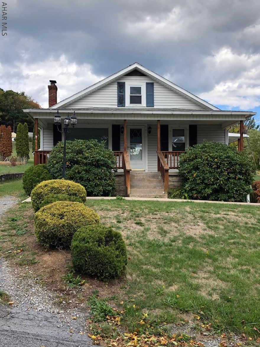 Cute home in Tyrone School District. This home offers one floor living with 3 bedrooms and full bathroom all on the main floor. Remodeled kitchen with lots of counter space for the cook in the family. Detached garage has 1 bay parking and an area to use for a work space or extra storage. Basement is semi-finished with a bar area for entertaining.