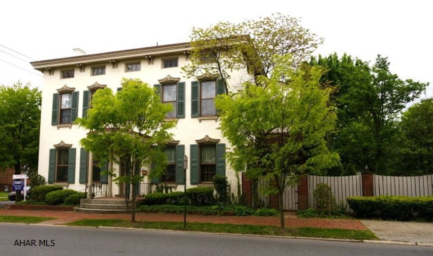 Beautiful home in the boro. Architecturally designed with many built-ins. Built in 1865. Greek revival style. Living room with marble fireplace. A must see.