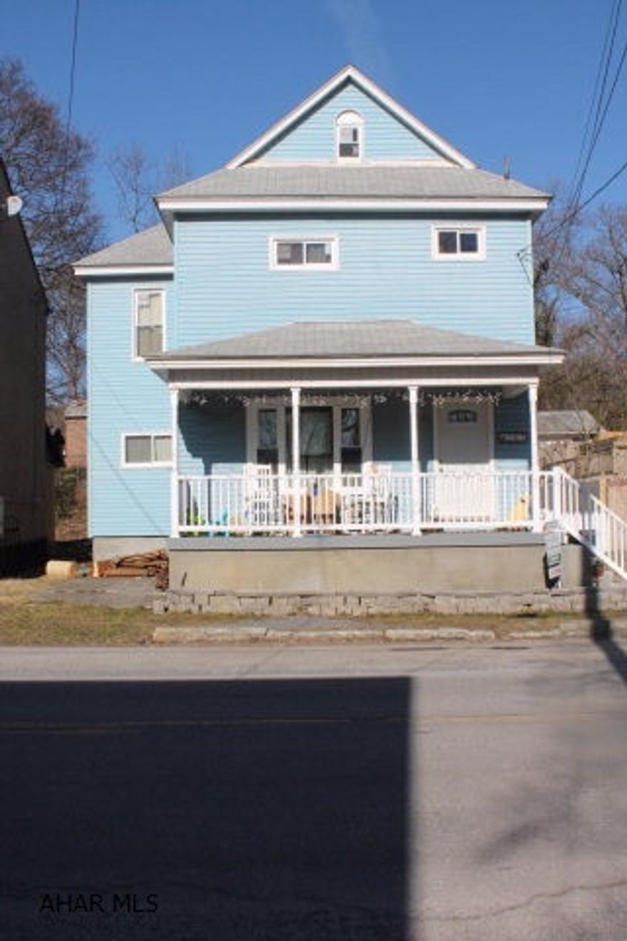 Great spacious starter home with 3 bedrooms and 1.5 baths with a fully finished attic.. Large eat in  Kitchen with dining room. Covered front  porch and a large yard with garage..Schedule our tour ..