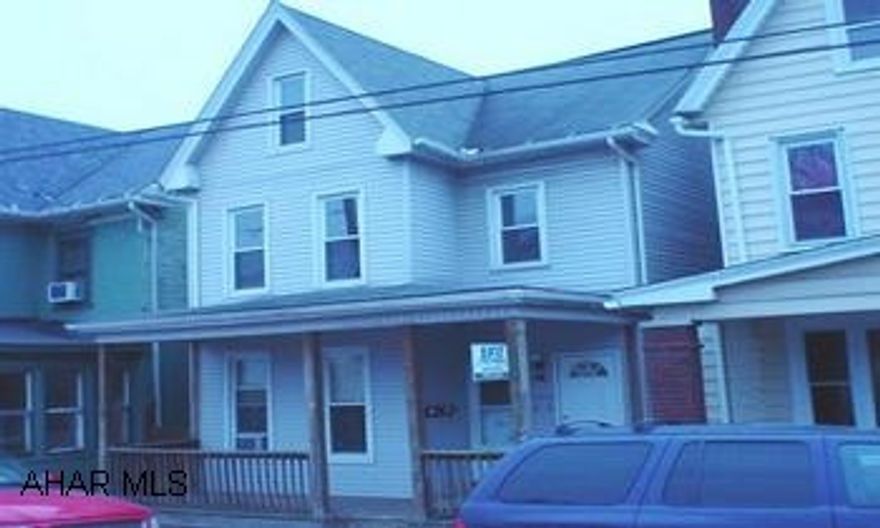 Both unit's occupied. Newer vinyl siding, windows, & roof. Tenants pay electric, trash, & cooking gas.