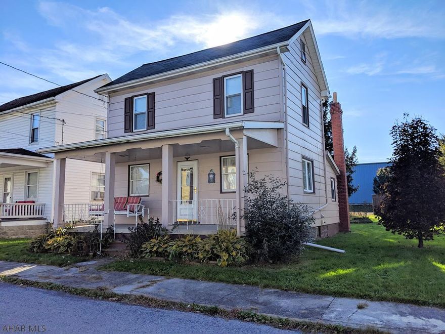 Great starter home or investment property! Two bedrooms and one Bath on a nice sized lot in Duncansville Borough. The dining room could be used as a third bedroom. The kitchen has new luxury vinyl floors, cherry cabinets and lots of windows that let the light in. From here, you have a view of the backyard which is flat, nicely landscaped and offers a shed to store your lawn equipment. There is also first floor laundry + a newer furnace with central air, and a walk up attic for plenty of storage.
