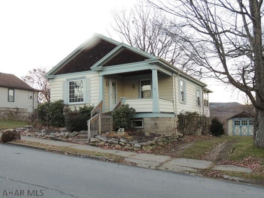 Great home to call your own or use for a rental.  This house sits on a double corner lot Approx 4-5 minutes from the Penn State campus. Close to shopping. 2 bedrooms, 1 bath, enclosed sun porch with heat could be used as a 3rd bedroom if needed, just installed water heater in January 2018. Dont wait this home will go fast.