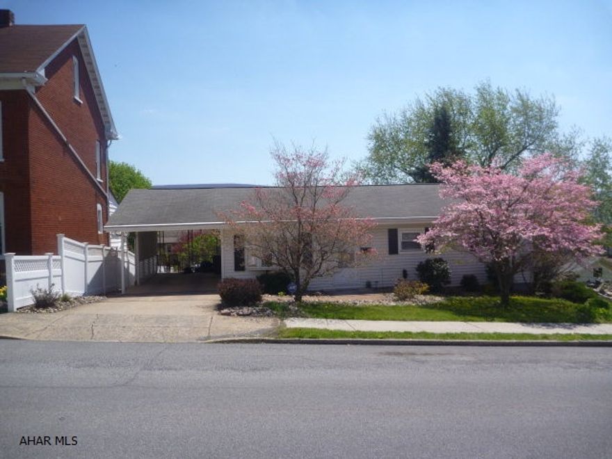 Immaculate 3BR/1.5BA Ranch inside and out! Just move in. Kit features beautiful oak cabinets, appl. & eat-in area. The living room offers gorgeous hardwood floors & gas fireplace for chilly times. The HW floors continues in the hallway to 3BRs and 1.5BA. MBR - large double closets, BR2 - deep closet, BR3 - large double closets and HW under carpet. The BA has been updated with a new Chair-height Kohler toilet & walk-in shower. A walk-up attic w/lots of storage. Venture to the basement and you'll find the laundry room with storage, large half bath and a very roomy family room. Integral garage access through the Family room. Check out the screened porch that takes you to a tranquil setting outback totally private with beautiful landscape, pond & fenced. Home also has attached carport & shed.