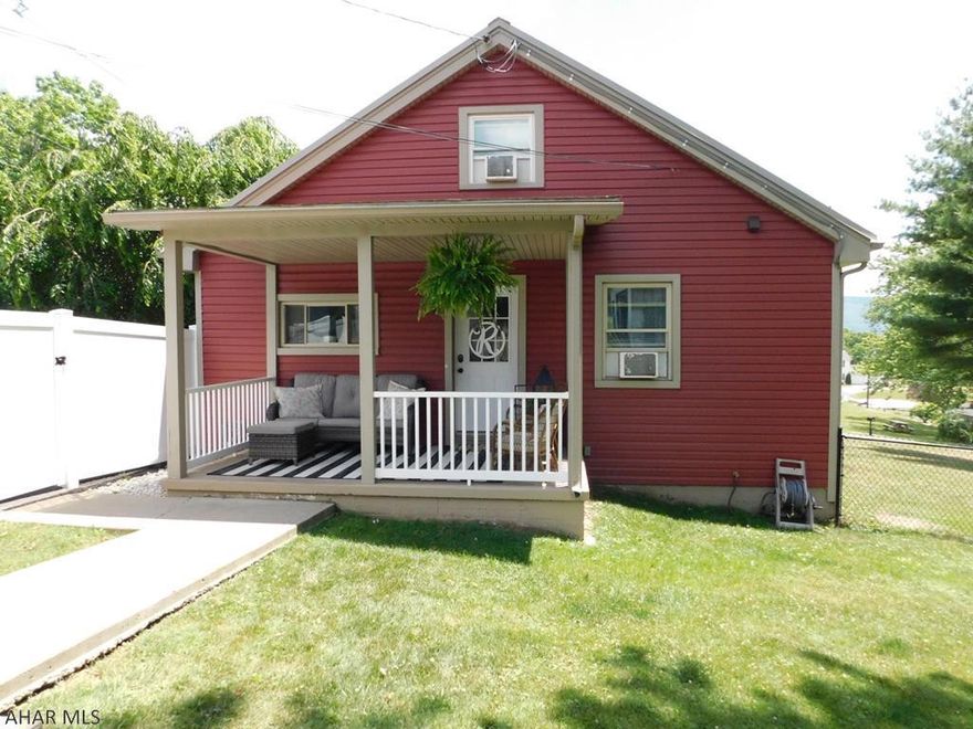 This home is much larger than it looks and ADORABLE!  Large spacious rooms, open floor concept.  All new windows, roof, siding, flooring and kitchen and main bath.  This home is clean and ready as it sits on a large flat corner lot in the township allowing for low taxes and has a fenced in area for the family pet.  Basement is high and dry and could be easily finished for additional living space.  Oh yes!!! - there's also the 2 car detached garage!  A must see!