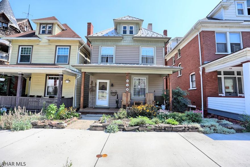 Beautiful 3 bedroom, 1 bath house in the heart of Tyrone. The kitchen has a farmhouse feel, with a large sink, some sliding barn door cabinets, gorgeous hardwood floors, and first floor laundry. The first floor also features beautiful wood trim and a fireplace in the living room. The master bedroom has a nice size walk in closet with sliding barn door. Enjoy the above ground pool and deck with family and friends on hot summer days. Off-street parking behind house.