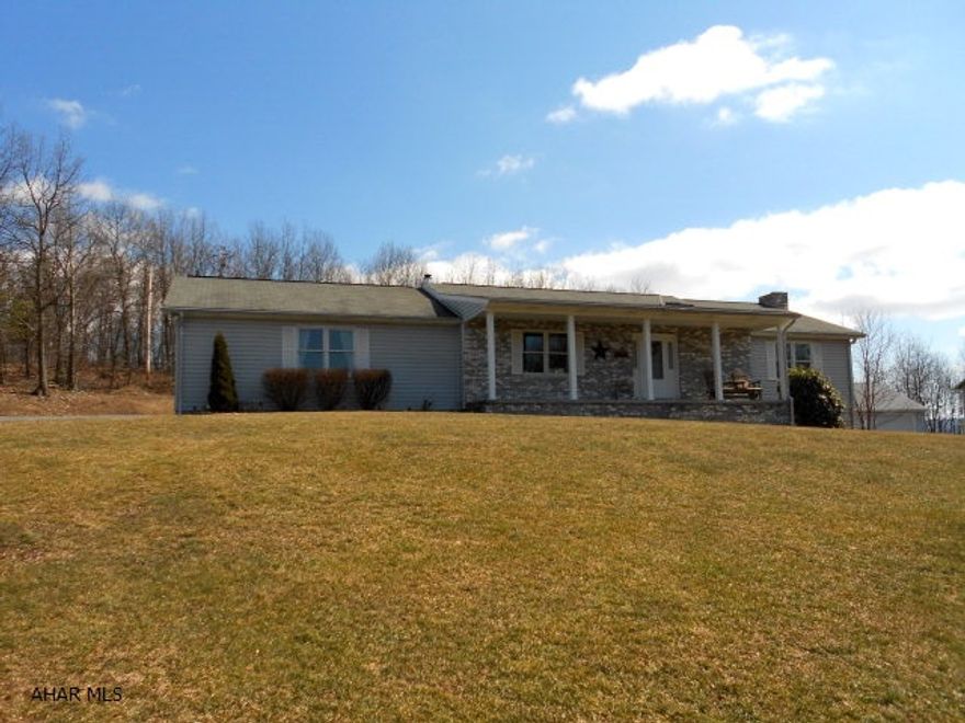 Enjoy privacy in this custom built ranch home. Great for a young couple or retired couple w/ a hobby. Fantastic 30x40 detached garage w/ heat, water & half bath- mulitple uses. Large, rear deck to enjoy for those warm summer evenings. Fully finished walk-out basement. Fireplace in family room. Take a look and see what all this great ranch has to offer.