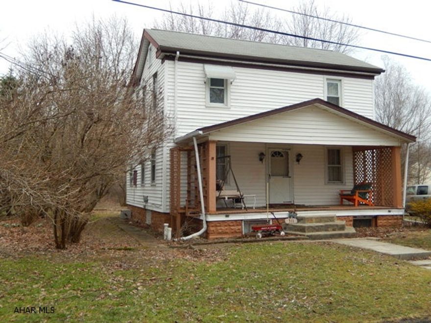 4 bedroom, 1 bath 2 story home in Bellwood Antis School District. Spacious lot 100x118. Public water & sewer. Call today.