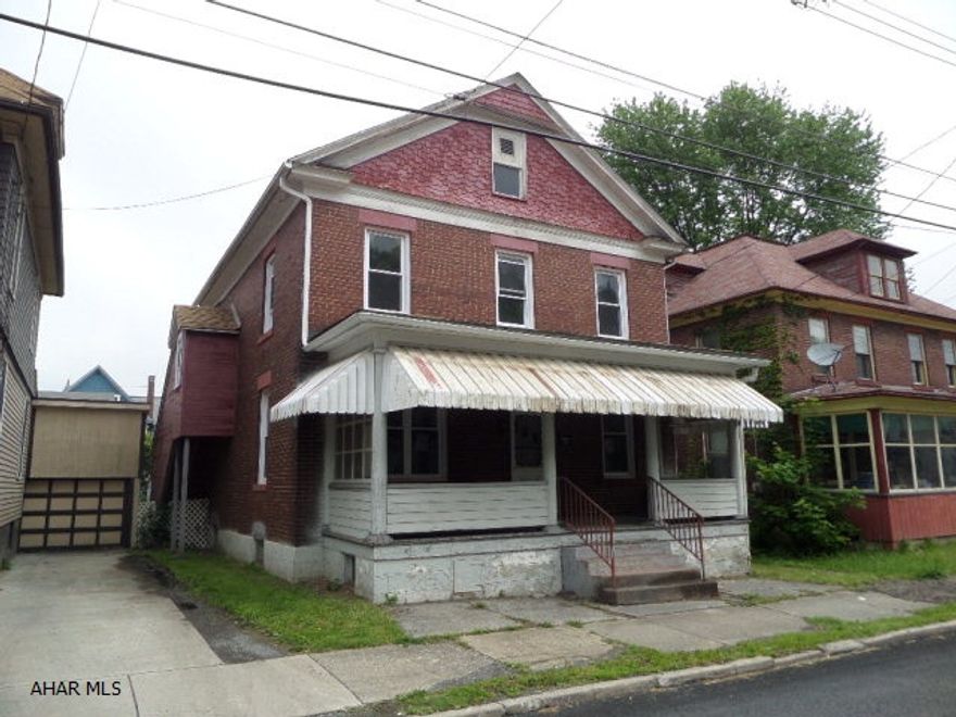 2 story home in need of TLC. Property sold AS-IS. Seller will make no repairs. Offers must be submitted through HUD approved broker. Buyer pays both transfer taxes. Equal Housing Opportunity.