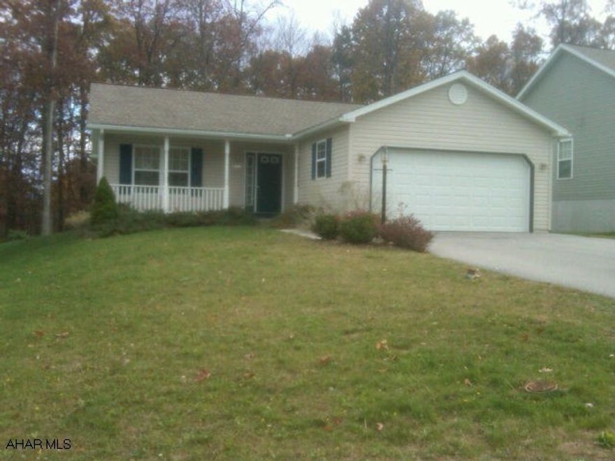Buyer pays 2% transfer tax. This property is eligible under Freddie Mac First Look Initiative through 11/27/2010. For owner occupants-up to 4% buyers closing costs.  Offer must be submitted 9/13/2010 to 11/14/2010 with closing on or before 12/31/2010.  2 year Home Protect limited home warranty. One story living in Huntingdon, built in 2003, a little tlc would make this the perfect home, 2BR, 1.75 BA, attached 2 car garage, deck.Property being sold as is