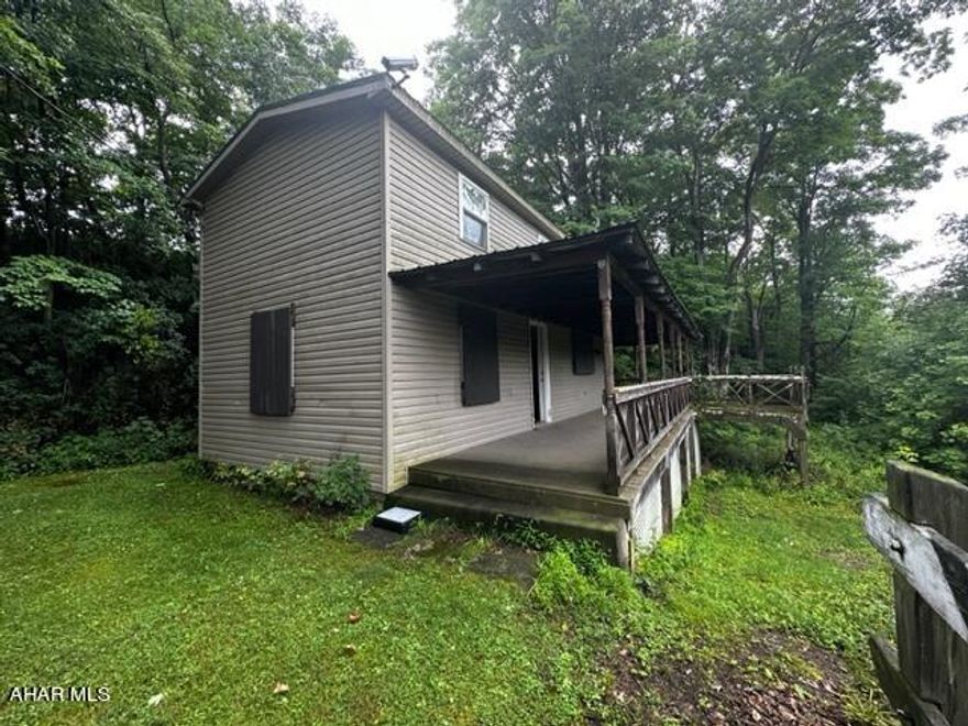 Are you finding yourself wishing for a little get away in the mountains of PA? A place to get away from the hustle and bustle of the city? A place to rest and relax, a place to wind down in the evening or on the week-end? If you have answered yes to any of these questions, then this cottage has your name written all over it....situated along the blue ribbon limestone trout stream, Yellow Creek, you will find this cottage situated just about 15 miles from Lake Raystown. Don't delay in setting up an appointment to see this quaint get away.