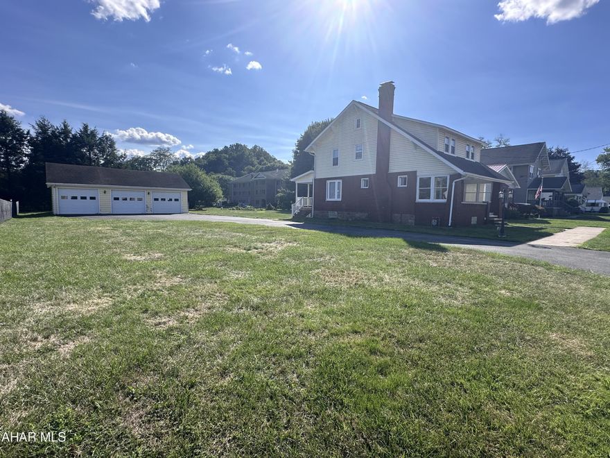 Bellwood Borough half a block from Bellwood school...check
Double lot... check
Traditional 2.5 story, minimum 4 BR, brick & vinyl home... check
3 car garage with substantial driveway... check

Perfect property to become your forever home! The property is .26 acres (double lot) located roughly half a block from Bellwood school. The exterior features continue with a 3 car garage, macadam driveway and 2 covered porches. Upon entering the home the feeling of comfort can be noticed.  The original 4 BR, 1 Full BATH is move in ready and terrific as is.... but the attic and basement offer space for renovating extra living space- game room, playroom, office, den, etc.!  Call me today to schedule your private showing!