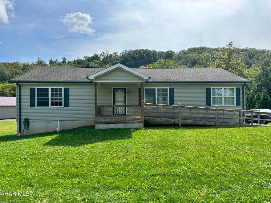 If you are looking for the ease of 1 story living, here it is! Built in 2016 this modular home sits on a full poured concrete foundation with walk out. The main floor has a beautiful kitchen with island and stainless appliances. The primary suite has a large closet and private bath with huge walk in shower. 2 additional bedrooms and a full bath plus main floor laundry. All this sits on 1.08 acre.