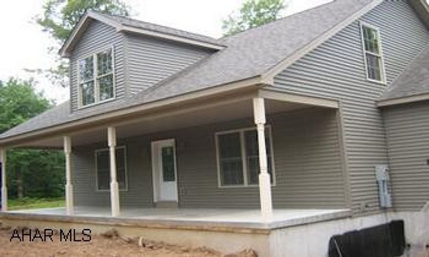 Beautiful new construction on wooded lot.  2.467 acre adjoining state game lands.  Nice floor plan.  First floor master.  First floor laundry.  Rear Patio.  2 car attached garage. Beautiful new construction on wooded lot.  2.467 acre adjoining state game lands.  Nice floor plan.  First floor master.  First floor laundry.  Rear Patio.  2 car attached garage.