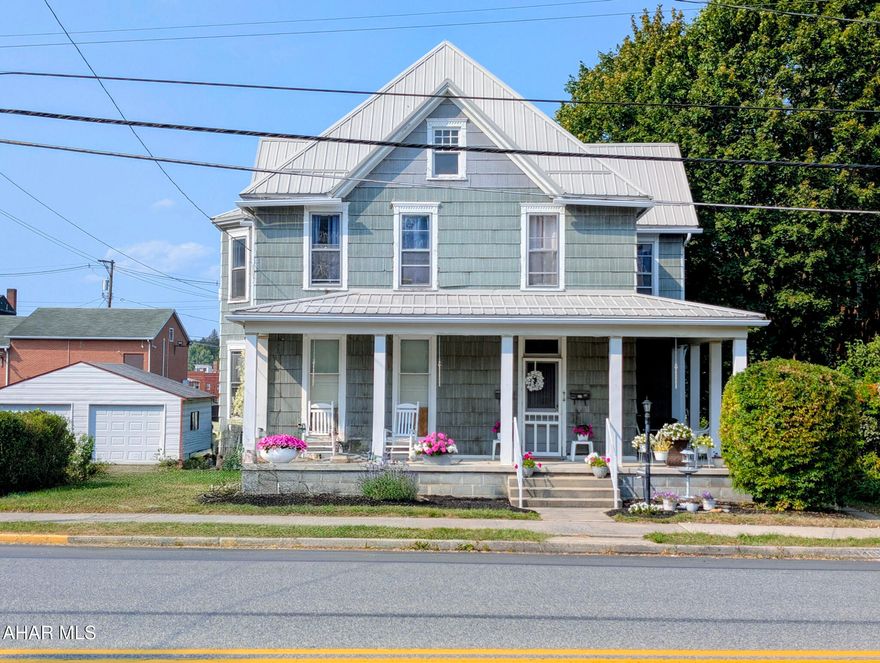 Sitting in the heart of Bedford is this income producing property.  This 2 unit apartment is walking distance to all the  amenities in down town.  It has 2 off street parking spaces plus additional parking on the street.  Both apartments have laundry facility, private decks and private entrances.   Tenants pay all the utilities.