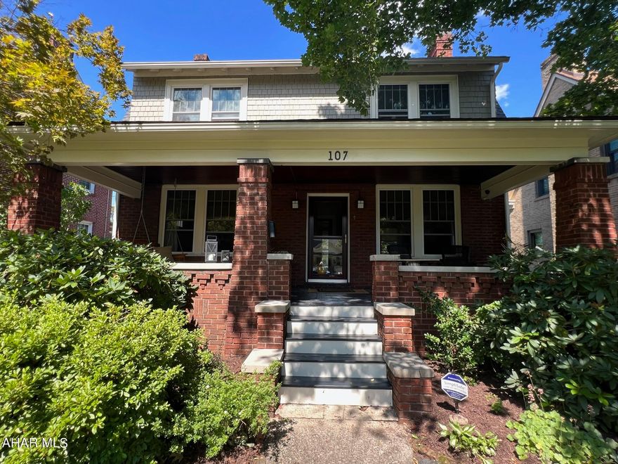 One step into this well maintained 2 story home you will be in love! Enter through the original door to see the beautiful wood burning fireplace. The living room has authentic Juliet windows on each side. Imagine staying warm here on a cold winter night! The home has a double staircase entering into the open concept kitchen & family room. The gorgeous quartz countertops, ceramic tile and high ceilings are second to none. Entertain in the nice size DR with a few more beautiful original windows. Hardwood flooring throughout. Once at the top of the stairs, there is a nice size master BR with a separate make up room/closet. Great for that lovely lady! There are 2 bedrooms on the second floor as well, along with a full bath. The attic is finished, heated and lots of storage space. 
The outside of the home is breathtaking. From the huge front porch to the incredible landscaping out back. There is a vegetable/herb garden and perennials blooming! Sit outside at the firepit with friends and enjoy yourself! 
You've got to check this beauty out! Call listing agent to tour!!