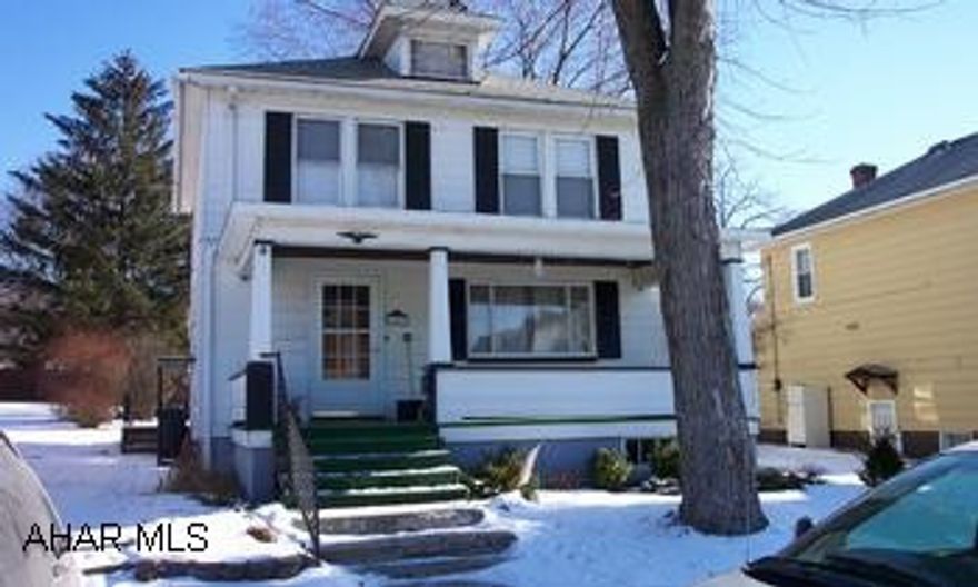 Relocation addendum required for all offers. East end charmer w/4BR, newer berber carpet on 2nd fl., 1st fl. features pine floors, updated kitchen w/glass front cabinetry, new porch roof, mitigation system, ABV ground pool, off-street parking. Relocation addendum required for all offers.  East end charmer with 4 bedrooms, newer berber carpet on second floor, first floor features pine floors, updated kitchen with glass front cabinetry, new porch roof, mitigation system, above ground pool, and off street parking all on a 50x120 lot close to Logan Elementry school.