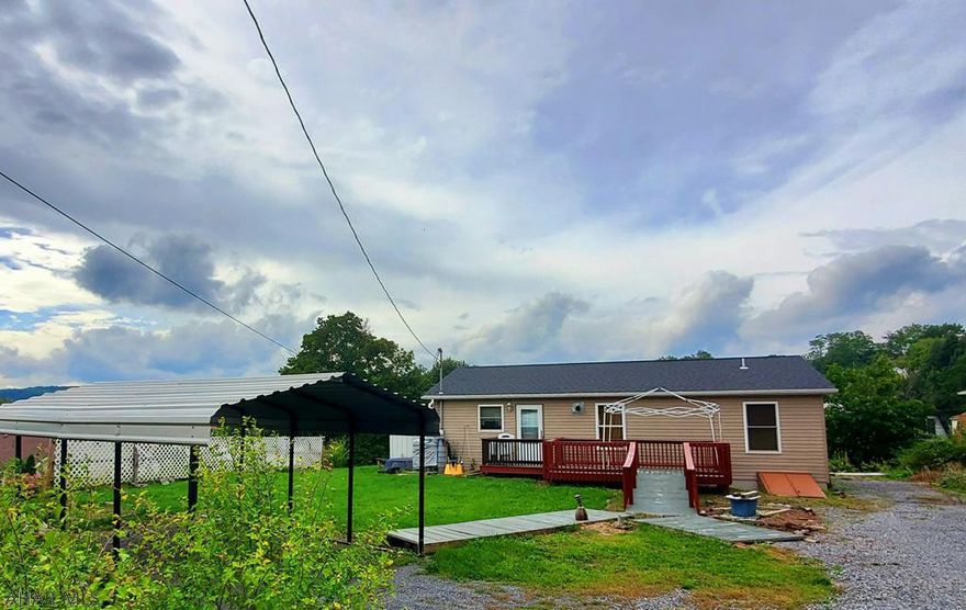 Charming 2 bedroom 1 bath home with off street parking and amazing views! The house was built in 2016 and is move in ready! The basement has tall ceilings and superior walls and ready to be finished! Call to schedule your showing! Buyer to confirm taxes, sq footage, and lot size. Preapproved buyers only.