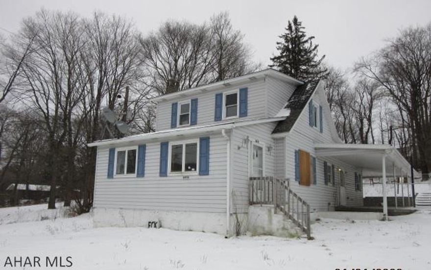 Minutes to Rt 22- spacious house with two bedrooms and full bath on the main floor and two bedrooms and bath on the second floor, large eat-in kitchen, vinyl siding, thermo pane windows, partially fenced in yard, Disclosure item: Other - Description: Plumbing system did not hold positive air pressure when winterized; Property was built before 1978 and Lead Based Paint may potentially exist.  This property may qualify for Seller Financing (Vendee).