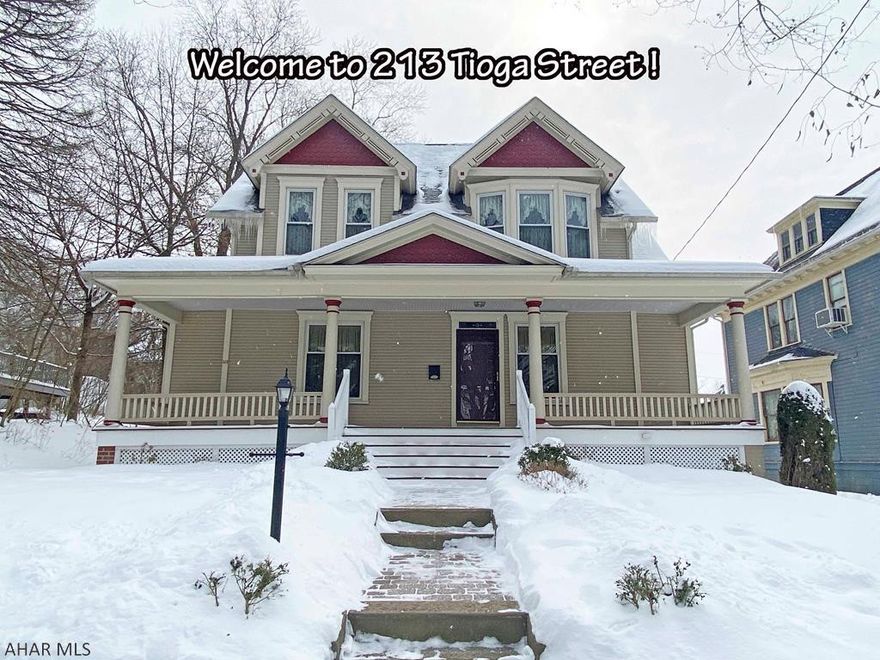 You won't have to do a thing! Move right into this picture perfect, extensively renovated home! Large Foyer w/open staircase, Living Room, Dining Room, Mudroom, Laundry, nice 3/4 Bath & beautiful Kitchen on the 1st floor. Kitchen has cherry cabinets, HW floor, breakfast bar, SS appliances, pendant lights. 2nd floor has a Master Bdrm & Master Bath with dual sinks, CT floor, ample linen storage & walk-in closet. 2nd floor hall bath is updated. Bath Fitter units in both 2nd floor baths. Finished 3rd floor w/Bedroom & large landing area. Great closet space-check them all out! Replacement windows. 2015-new back porch, railing, paver patio, post/rail fence w/wire . Electric animal fence. Central Air on 1st floor. Security System. Sewers are done.