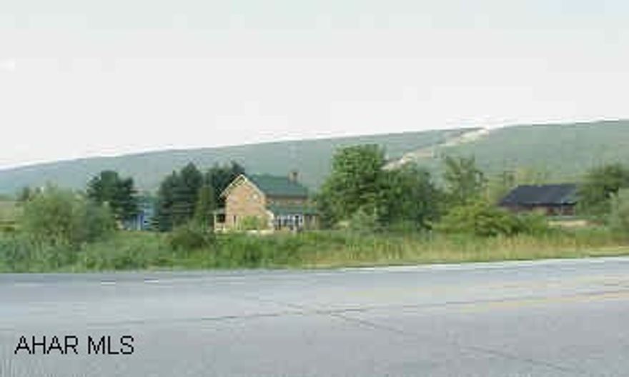 This is vacant land (there are 2 houses on ground)  This is commercial gound There is a complete set of survey maps in office.  This ground goes from Ritz Road to Logan Bell Farms.